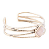 Terra Peach Moonstone and Bronze Cuff Bracelet - Barse Jewelry