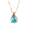 Three Turquoise Stone Necklace - Barse Jewelry