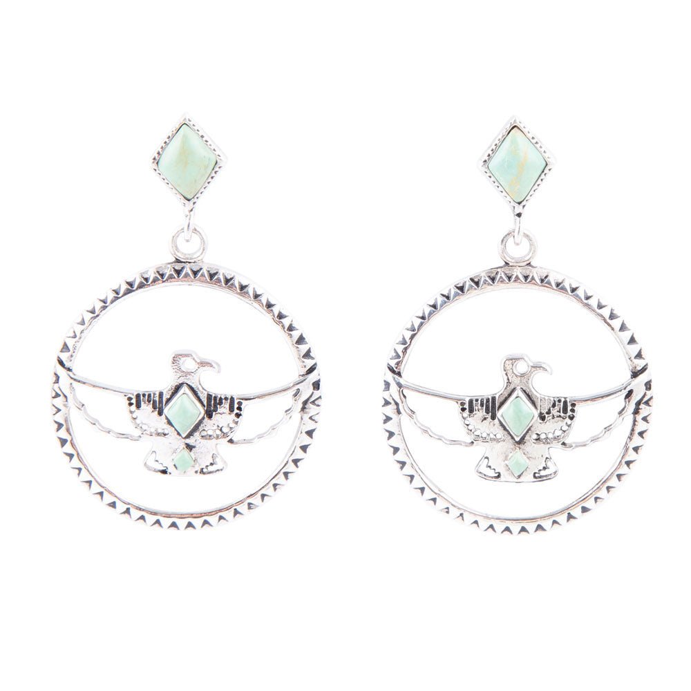 Thunderbird Sterling Silver Earrings - Barse Jewelry