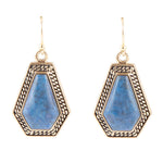 Trapezoid Tile Lapis Earrings - Barse Jewelry