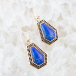 Trapezoid Tile Lapis Earrings - Barse Jewelry