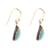 Tri-Point Turquoise Earrings - Barse Jewelry