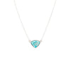 Trident Chrysocolla and Sterling Necklace - Barse Jewelry