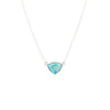Trident Chrysocolla and Sterling Necklace - Barse Jewelry