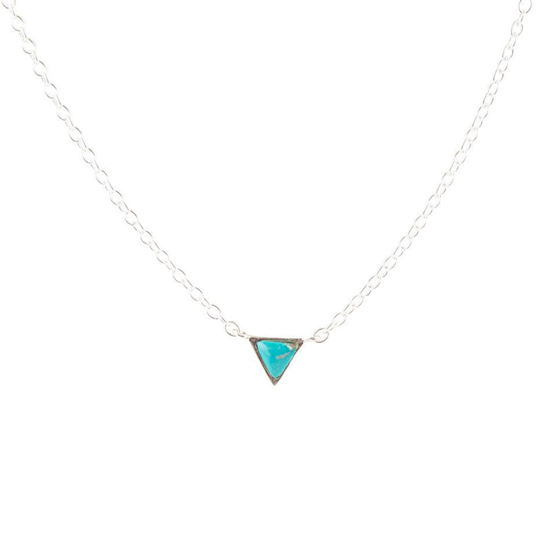 Trident Turquoise and Sterling Silver Necklace - Barse Jewelry