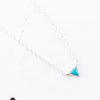 Trident Turquoise and Sterling Silver Necklace - Barse Jewelry