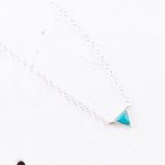 Trident Turquoise and Sterling Silver Necklace - Barse Jewelry