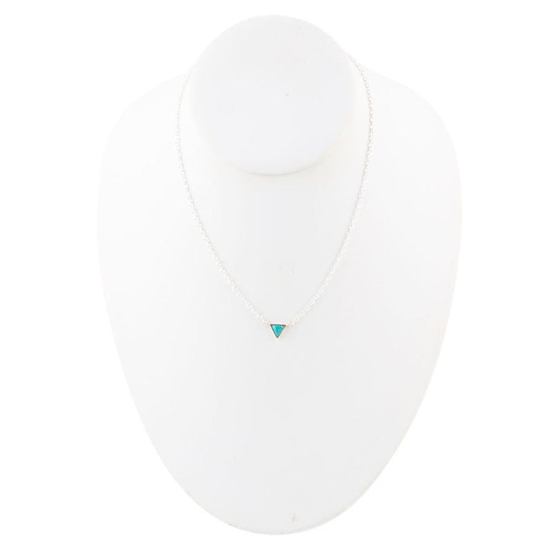 Trident Turquoise and Sterling Silver Necklace - Barse Jewelry