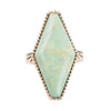 Trillion Green Turquoise Ring - Barse Jewelry