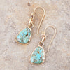 Turquoise and Bronze Drop Earrings - Barse Jewelry