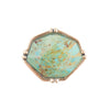 Turquoise and Bronze Horizontal Ring - Barse Jewelry