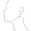 Turquoise and Spiny Oyster Matrix and Bronze Earrings - Barse Jewelry