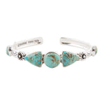 Turquoise and Sterling Silver Cuff Bracelet - Barse Jewelry