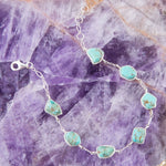Turquoise and Sterling Silver Line Bracelet - Barse Jewelry