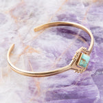 Turquoise Aztec Bronze Cuff - Barse Jewelry