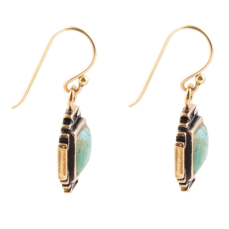 Turquoise Aztec Earrings - Barse Jewelry
