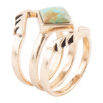 Turquoise Aztec Ring - Barse Jewelry