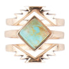 Turquoise Aztec Ring - Barse Jewelry