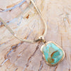Turquoise Baron Snake Chain Pendant Necklace - Barse Jewelry