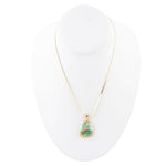 Turquoise Baron Snake Chain Pendant Necklace - Barse Jewelry
