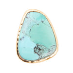 Turquoise Bronze Ring - Barse Jewelry