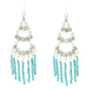 Turquoise Layered Chandelier Earrings - Barse Jewelry