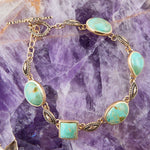 Turquoise Link Toggle Bracelet - Barse Jewelry