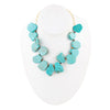 Turquoise Magnesite Slab Necklace - Barse Jewelry
