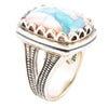 Turquoise Matrix Cocktail Ring - Barse Jewelry