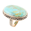 Turquoise Platter Statement Ring - Barse Jewelry
