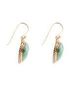 Turquoise Rope My Heart Earring - Barse Jewelry