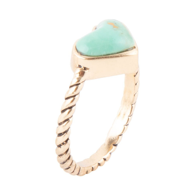 Turquoise Rope My Heart Ring - Barse Jewelry
