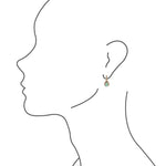 Turquoise Roped Earrings - Bronze - Barse Jewelry