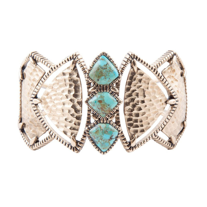 Turquoise Shield Cuff Bracelet - Barse Jewelry