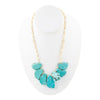 Turquoise Slabs Statement Necklace - Barse Jewelry