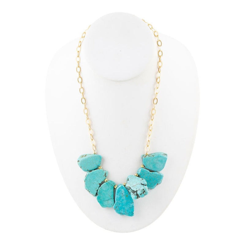The Benavides Turquoise Statement Necklace – Calli Co. Silver
