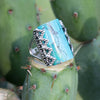 Turquoise Slice Statement Ring - Barse Jewelry