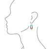 Turquoise Sol Endless Loop Earrings - Barse Jewelry
