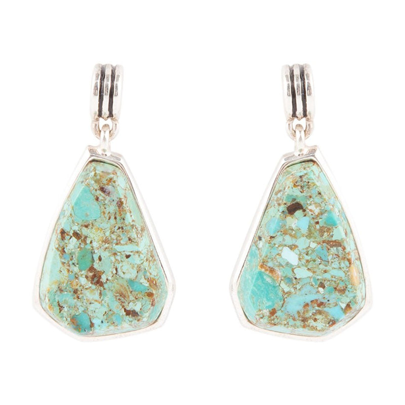 Turquoise Statement Post Earrings - Barse Jewelry