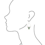 Turquoise Trapeze Sterling Earring - Barse Jewelry