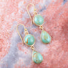 Two Turquoise Drop Earrings - Barse Jewelry