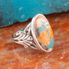 Valerie Turquoise and Spiny Oyster Sterling Silver Ring - Barse Jewelry