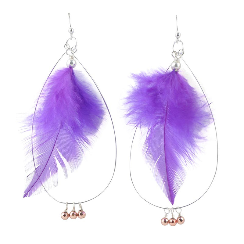 Violet Flame Earring - Barse Jewelry