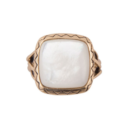 Wave of Mother of Pearl Ring - Barse Jewelry