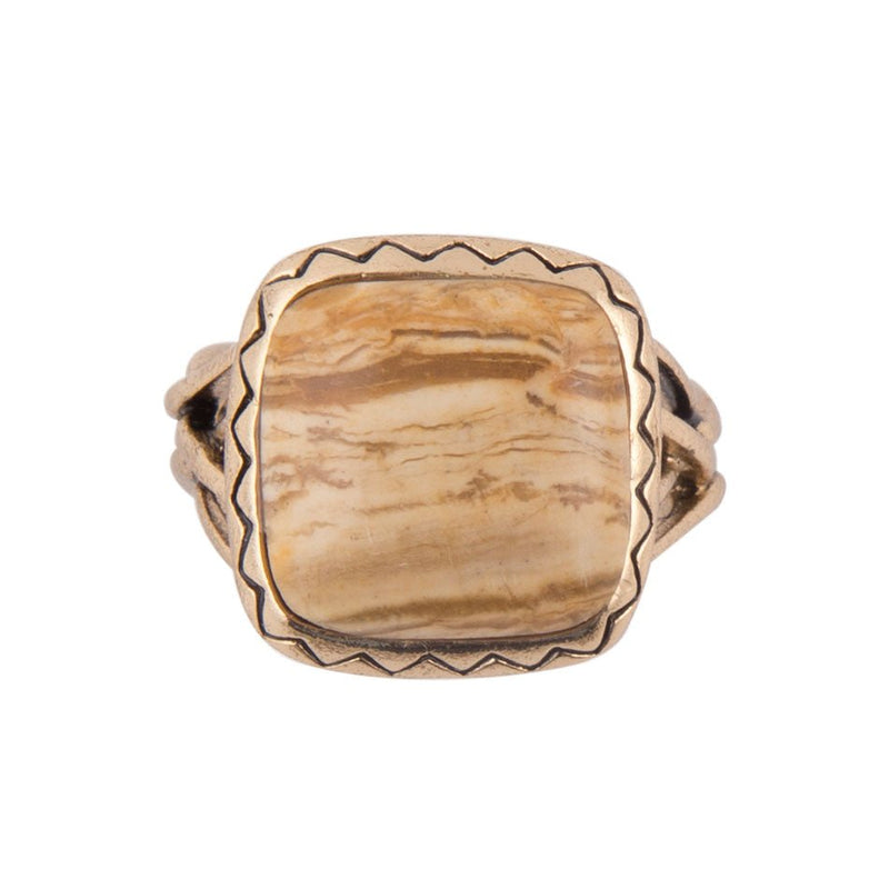 Wave of Picture Jasper Ring - Barse Jewelry