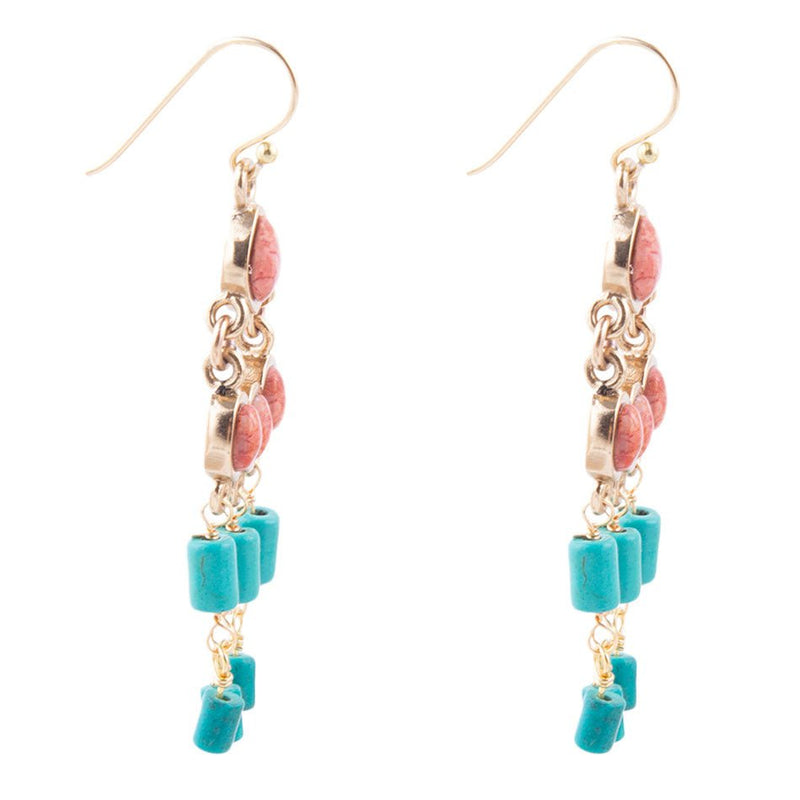 Western Skies Chandalier Earrings - Barse Jewelry