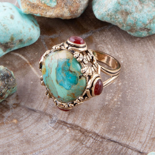 Wilder Turquoise Statement Ring - Barse Jewelry