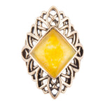 Wisteria Yellow Quartz Ring - Barse Jewelry