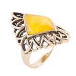 Wisteria Yellow Quartz Ring - Barse Jewelry