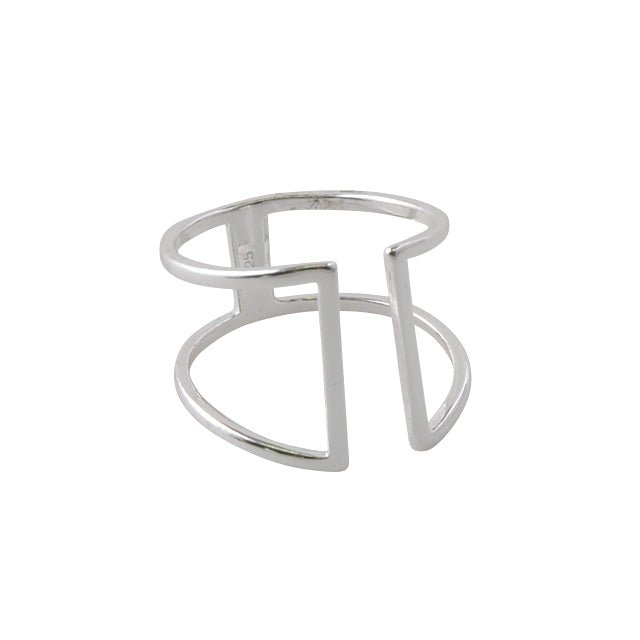 With the Band Sterling Silver Ring - Barse Jewelry